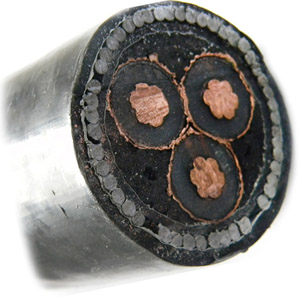 Up to 35kv al/cu armoured power cable