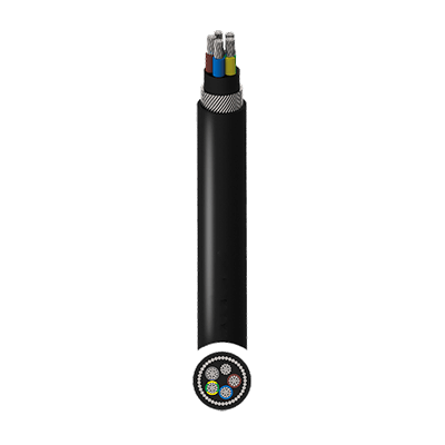 NA2XRY Aluminium Conductor IEC 60502-1 XLPE SWA PVC 0.6/1kV Cable